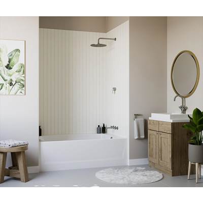 Swan Veritek™ Pro 60 x 36 Soaking Tub - Right Hand Drain in White