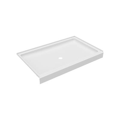 Swan Veritek 34" x 54" Alcove Shower Base - Center Drain in White