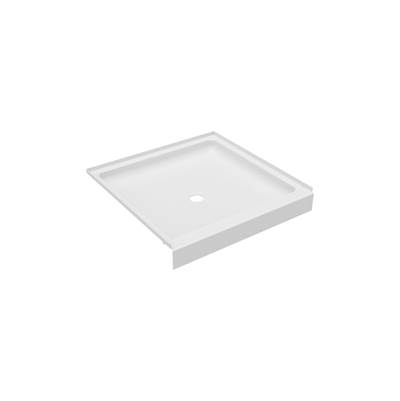 Swan Veritek 36" x 36" Alcove Shower Base - Center Drain in White