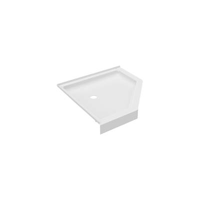 Swan Veritek Neo Corner Shower Pan - 36" x 36" - Center Drain in White