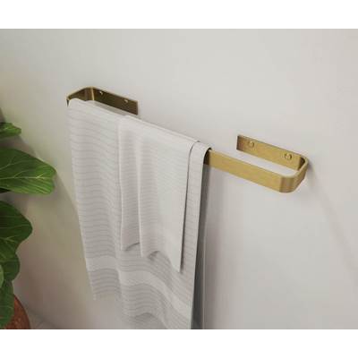 Swan Odile Suite 18" Single Towel Bar in Brushed Gold