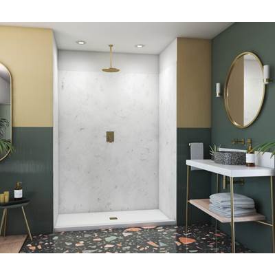 Swan Shower Wall - 36" x 36" x 84" in Carrara