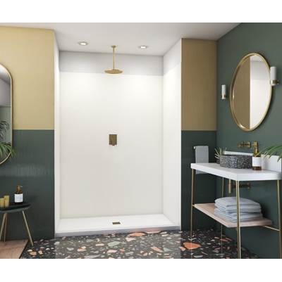 Swan Shower Wall - 36" x 36" x 84" in White