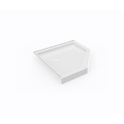 Swan Swanstone® Neo Corner Shower Pan - 38" x 38" - Center Drain in White