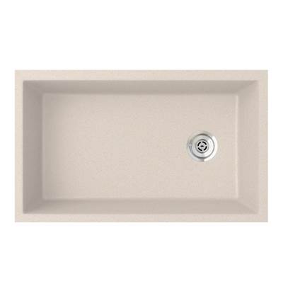 Swan Granite Undermount Kitchen Sink - 22" x 33" - Single Bowl in Granito