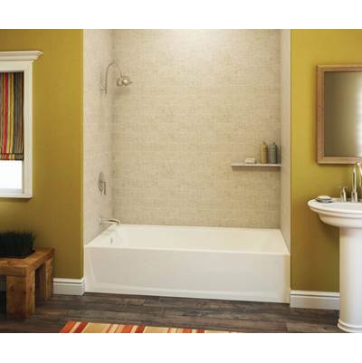 Swan Veritek™ Pro 60 x 30 Soaking Tub - Left Hand Drain in White