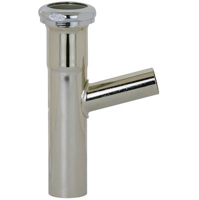 Sioux Chief Tomahawk Lavatory Tailpiece - 6" Brass Slip Joint in Chrome
