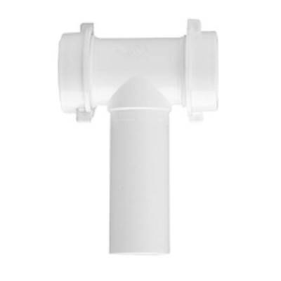 Sioux Chief Center Out Tee - 1-1/2" - Slip Joint in White