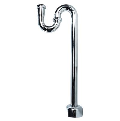 Sioux Chief S-Trap - 1 1/4" - Box Escutcheon - 20 Gauge in Chrome
