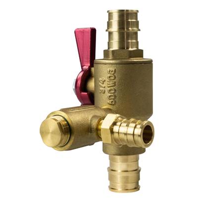 Sioux Chief 3/4" F1960 Pex Ball Valve - F1960 Expansion Relief - No-Lead