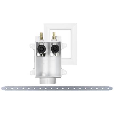 Sioux Chief OxBox Washing Machine Outlet Box - F1807 Supply in White