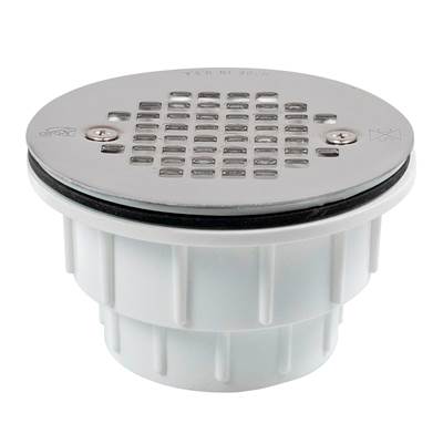 Sioux Chief Shower Drain Modular - PVC with Stainless Steel Strainer