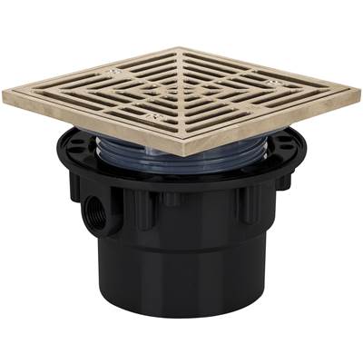 Sioux Chief 3" ABS Adjustable Floor Drain - 5" NBR - Square Grate