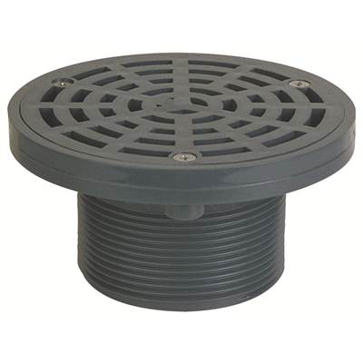 Sioux Chief Adjustable Floor Drain - 3" Outlet with 5" Strainer - ABS Male IP - Round
