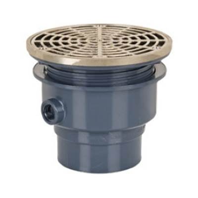 Sioux Chief 3" ABS Adjustable Floor Drain - 5" NBR - Round Grate