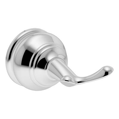 Symmons Allura Double Robe Hook in Polished Chrome