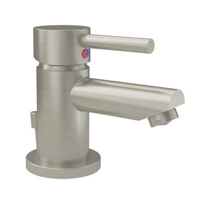 Symmons Dia Single Hole Bathroom Faucet - Single Handle - Low Arc - 1.5 GPM in Satin Nickel