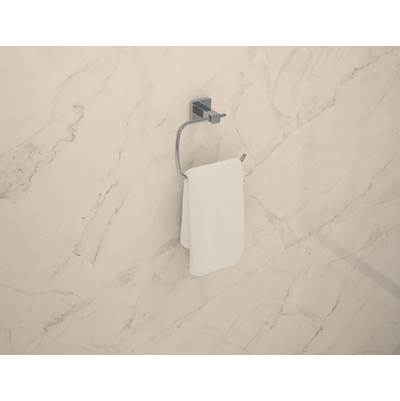 Symmons Duro Towel Ring - Wall-mounted in Polished Chrome