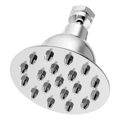 Symmons Canterbury Fixed Showerhead - 1-Spray - 1.5 GPM - 4 In. in Polished Chrome