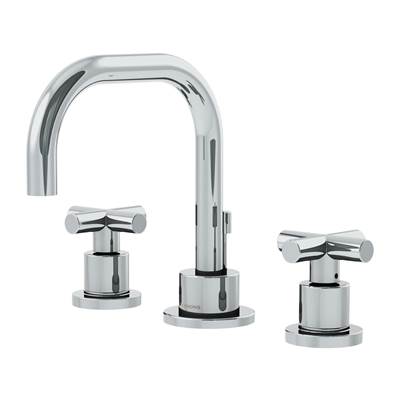 Symmons Dia Widespread Bathroom Faucet - 2-Handle - Mid-Arc Spout - 1.0 GPM in Polished Chrome