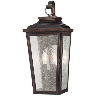 The Great Outdoors Irvington Manor 2-Light Pocket Lantern in Chelesa Bronze