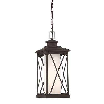 The Great Outdoors Lansdale Outdoor Pendant - 1-Light in Coal