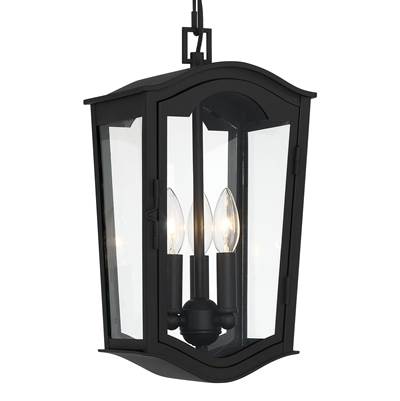 The Great Outdoors Houghton Hall Outdoor Pendant - 3-Light in Sand Coal