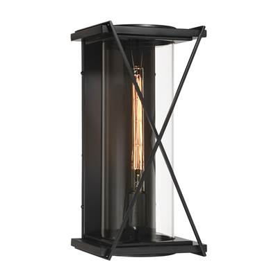 The Great Outdoors 1-Light Outdoor Sconce in Dark Matte Black