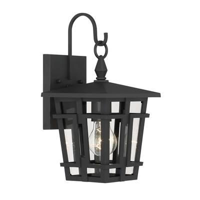 The Great Outdoors 1-Light Outdoor Wall Sconce in Sand Coal
