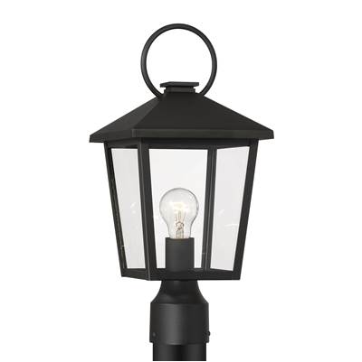 The Great Outdoors 1-Light Outdoor Post Mount in Sand Coal