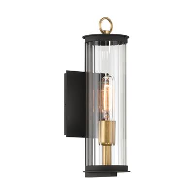 The Great Outdoors 1-Light Outdoor Wall Sconce in Legacy Brass Painted Dark