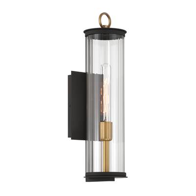 The Great Outdoors 1-Light Outdoor Wall Sconce in Legacy Brass Painted Dark