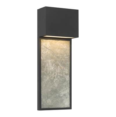 The Great Outdoors Norrin LED Wall Sconce - 21.25'' High in Sand Coal Black