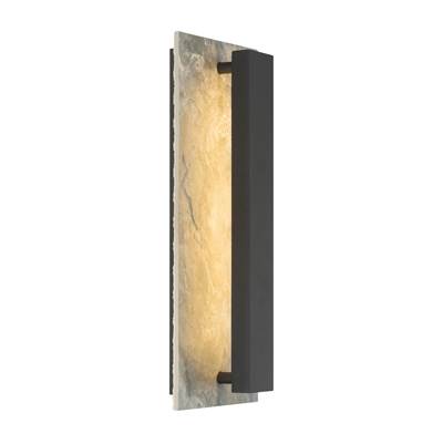 The Great Outdoors Avenelle LED Wall Sconce - 18.75'' High in Sand Coal Black