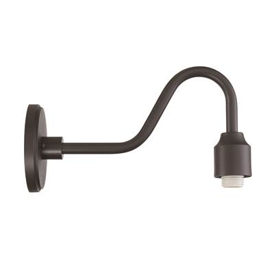 The Great Outdoors 1-Light Outdoor Wall Mount in Coal