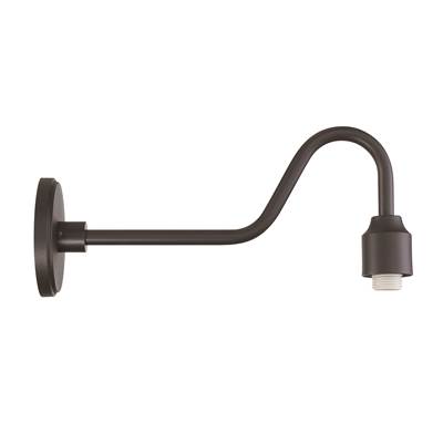The Great Outdoors 1-Light Outdoor Wall Mount in Coal