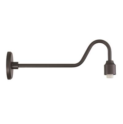 The Great Outdoors Rlm 24" 1-Light Outdoor Wall Mount in Coal