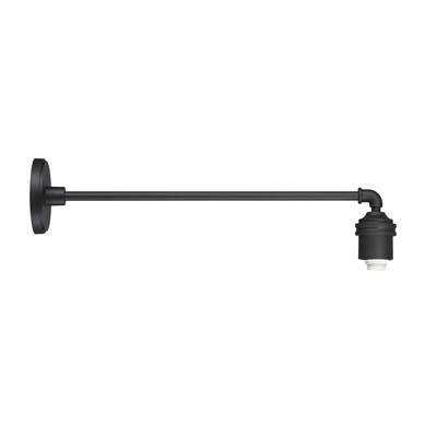 The Great Outdoors Rlm 29" 1-Light Outdoor Wall Mount in Coal