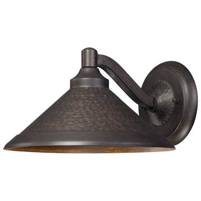 The Great Outdoors Kirkham 1-Light LED Wall Lantern in Aspen Bronze