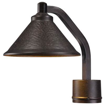 The Great Outdoors Kirkham 1-Light LED Post Mount in Aspen Bronze