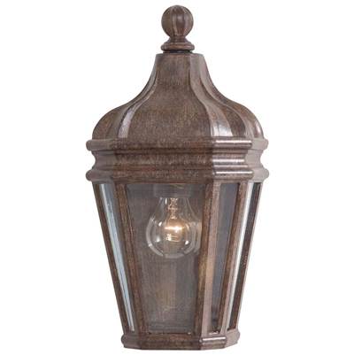 The Great Outdoors Harrison 1-Light Pocket Lantern in Vintage Rust