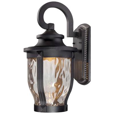 The Great Outdoors Merrimack 1-Light LED Wall Lantern in Sand Coal