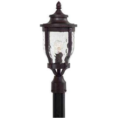 The Great Outdoors Merrimack Post Mount - 1 Light in Corona Bronze