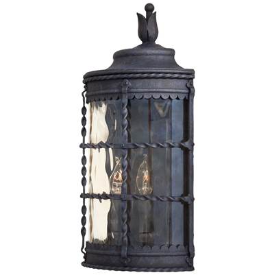 The Great Outdoors Mallorca 2-Light Pocket Lantern in Spanish Iron
