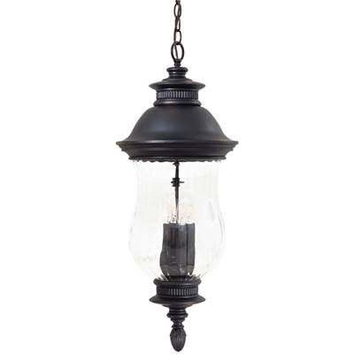 The Great Outdoors Newport Outdoor Pendant - 4 Light Chain Hung in Heritage