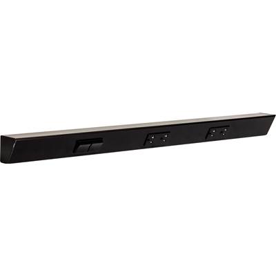 Task Lighting TR Switch Series 30" Angle Power Strip - Left Switches in Black