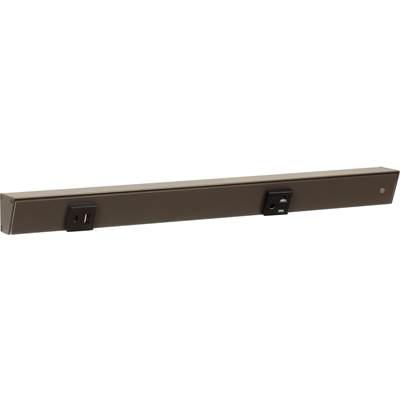 Task Lighting 18" Slim Angle Power Strip - 2 Outlets - USB-A/C in Bronze