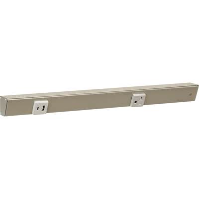 Task Lighting 18" Slim Angle Power Strip - 2 Outlets - USB-A/C in Satin Nickel