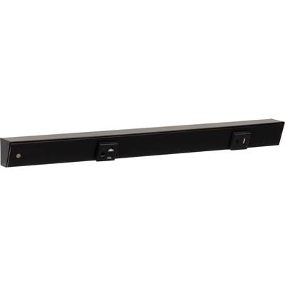 Task Lighting 18" Slim Angle Power Strip - 2 Outlets - USB-A/C on Right in Black