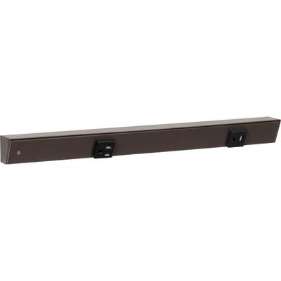 Task Lighting 18" Slim Angle Power Strip - 2 Outlets - USB-A/C on Right in Bronze